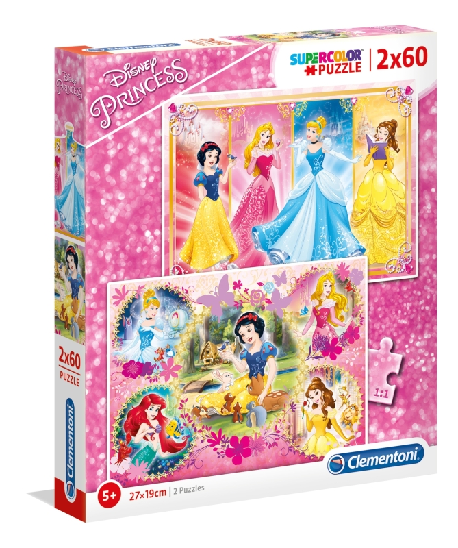 Disney Princess Puzzle 2x60 Teile